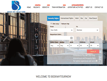 Tablet Screenshot of bookmytournow.com